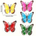 6pcs Metal Butterfly Wall Art, Colorful Garden Wall Decor